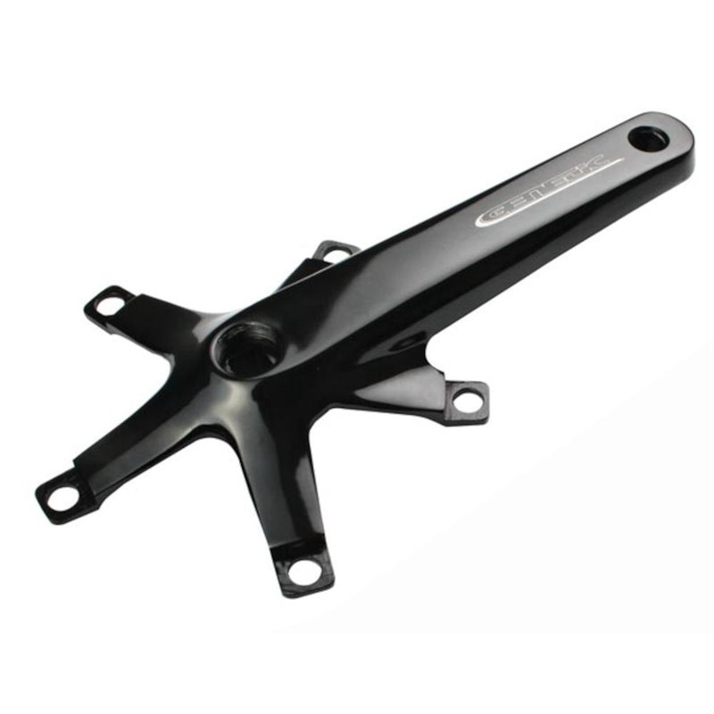 Genetic Tibia Track Right Hand Crank Arm 165mm Black 144mm BCD Single