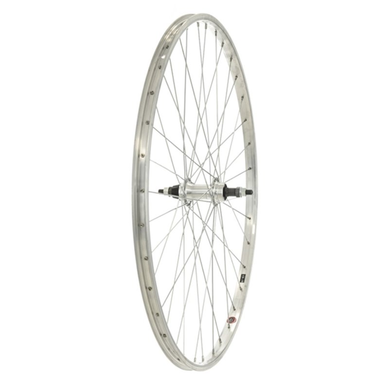 Raleigh Tru-Build 26 x 1.75in rear Wheel Alloy Hub Silver Screw On
