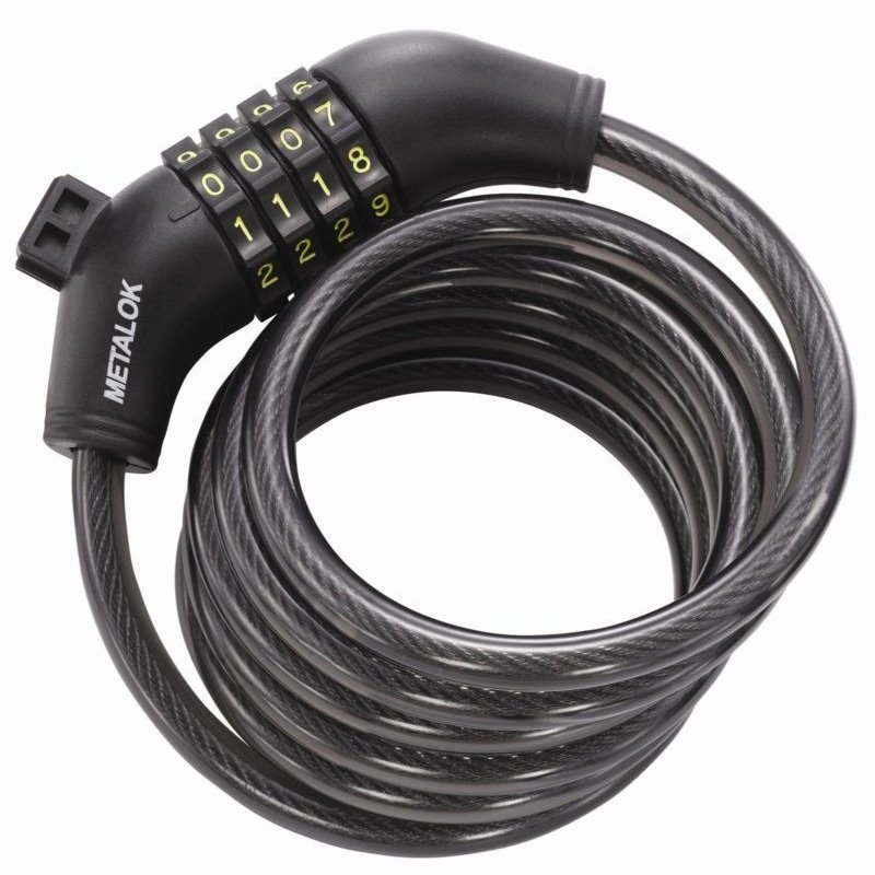 METALOK SUPERFLEX 1009 Combo Combination Cable Bicycle Bike Lock 1800 x 10mm