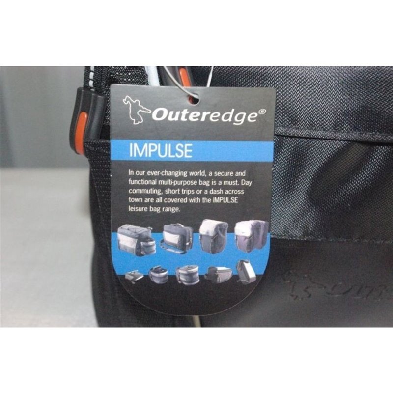 Outeredge Impulse Rack Bag - Black/Grey 300x150x190mm