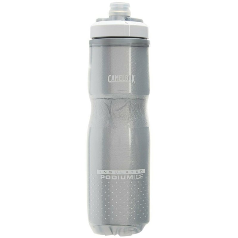 CamelBak Podium Ice Insulated Water Bottle 610ml 21oz Silver/White