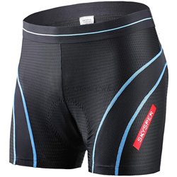 Skysper Womens 3D Gel Padded Cycling Underwear/Pants/Shorts Blue S