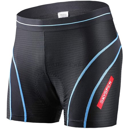 Skysper Womens 3D Gel Padded Cycling Underwear/Pants/Shorts Blue S