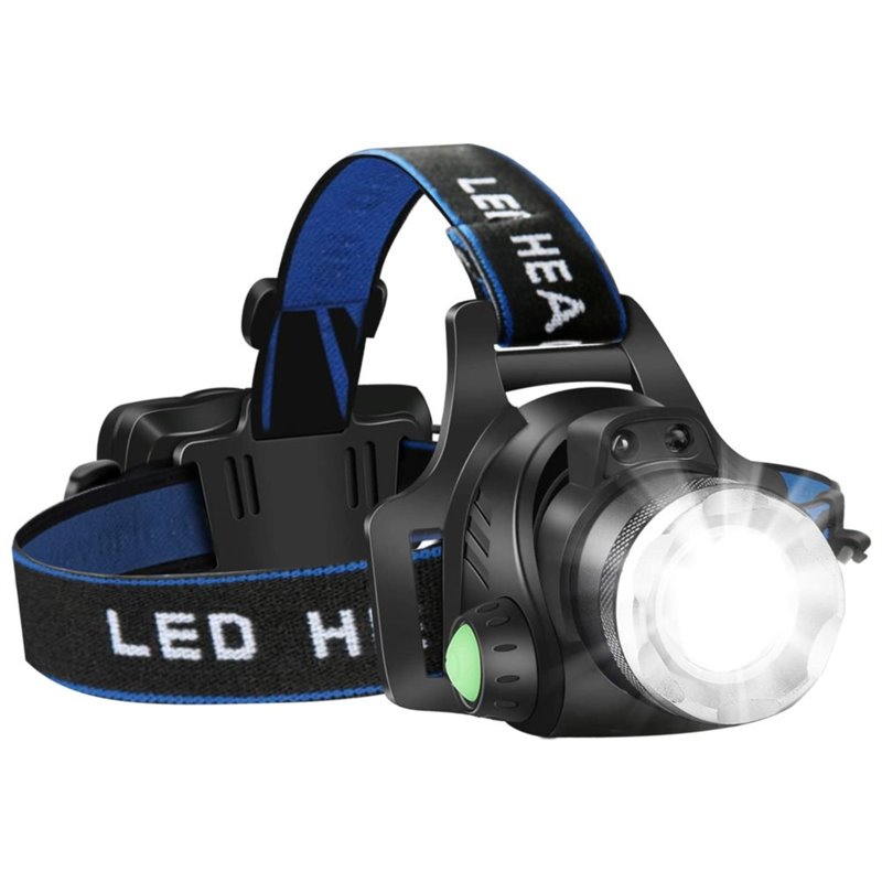 LED Rechargeable Headlamp 4 Modes IPX4 Headband