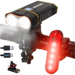 Vastfire 1000 lumen Bike Light Set USB Rechargeable