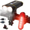Vastfire 1000 lumen Bike Light Set USB Rechargeable