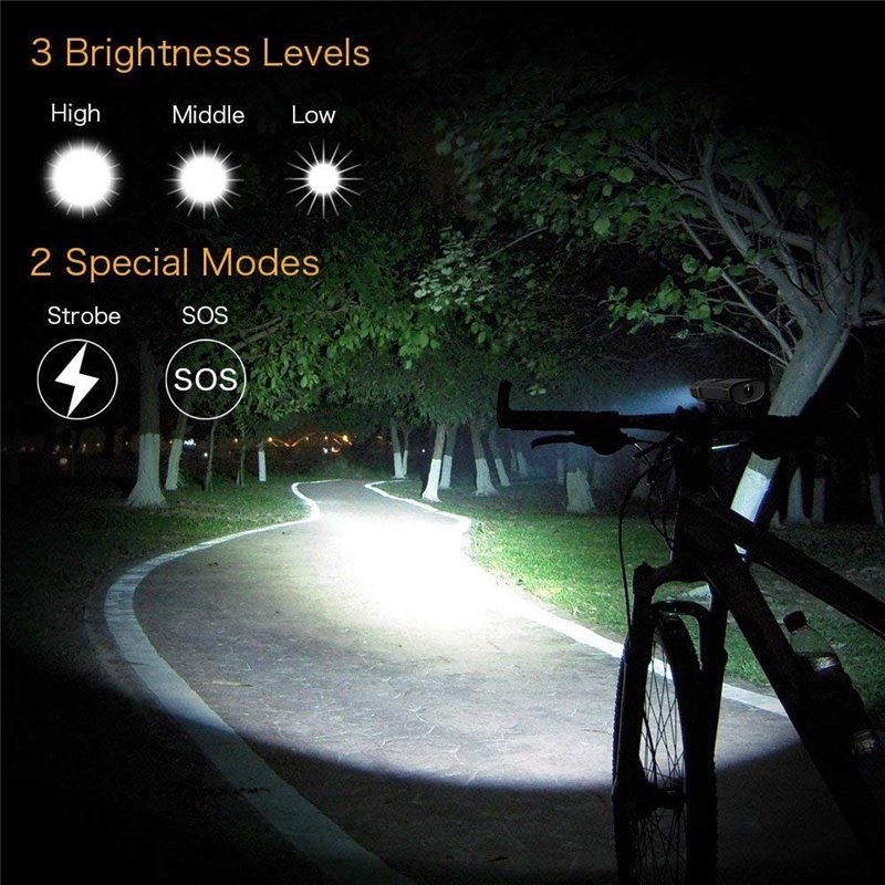 Vastfire 1000 lumen Bike Light Set USB Rechargeable