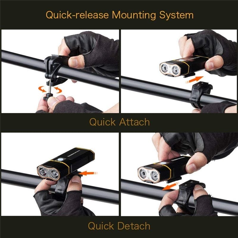 Vastfire 1000 lumen Bike Light Set USB Rechargeable