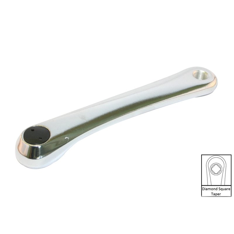 ETC Cotterless Left Hand Crank Arm 170mm Silver Shimano Pattern
