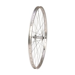 Raleigh Tru-Build 26 x 1.75 Front Wheel Steel Hub Silver
