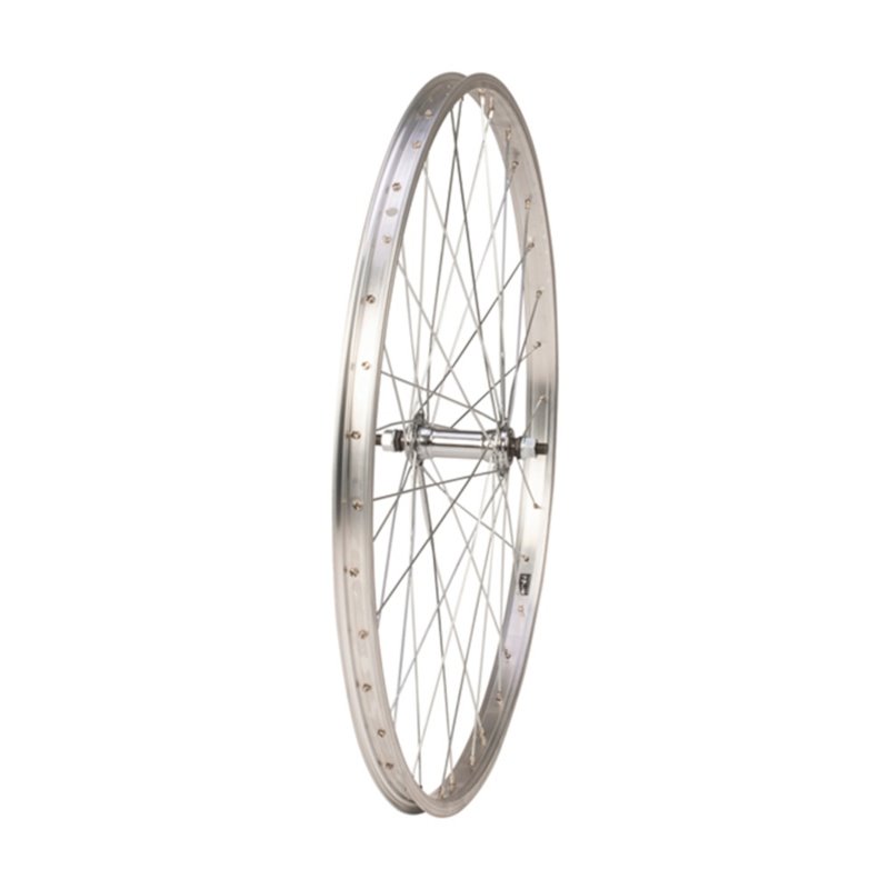 Raleigh Tru-Build 26 x 1.75 Front Wheel Steel Hub Silver