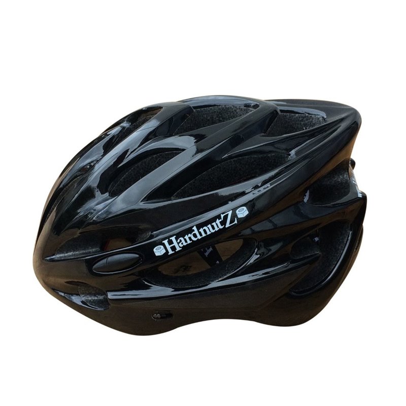 Hardnutz HN-103 Stealth Hi Vis Gloss Black Helmet 54-61cm