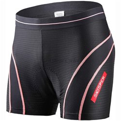 Skysper Womens 3D Gel Padded Cycling Underwear/Pants/Shorts Pink L