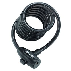 METALOK SUPERFLEX 1008 Coil Cable Bicycle Bike Lock 1800 x 10mm