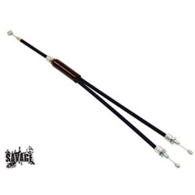Savage Upper Rotor Flatland Brake Cable - Black - BMX