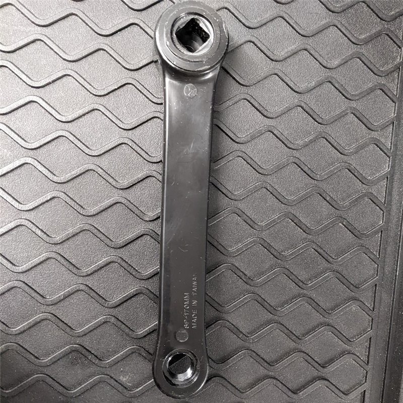 ETC Cotterless Left Hand Crank Arm 170mm Black Square Taper Diamond