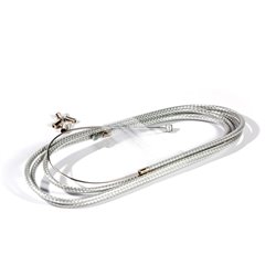 Fibrax Braded Brake Cable Long Sealed Ferrules Barrel