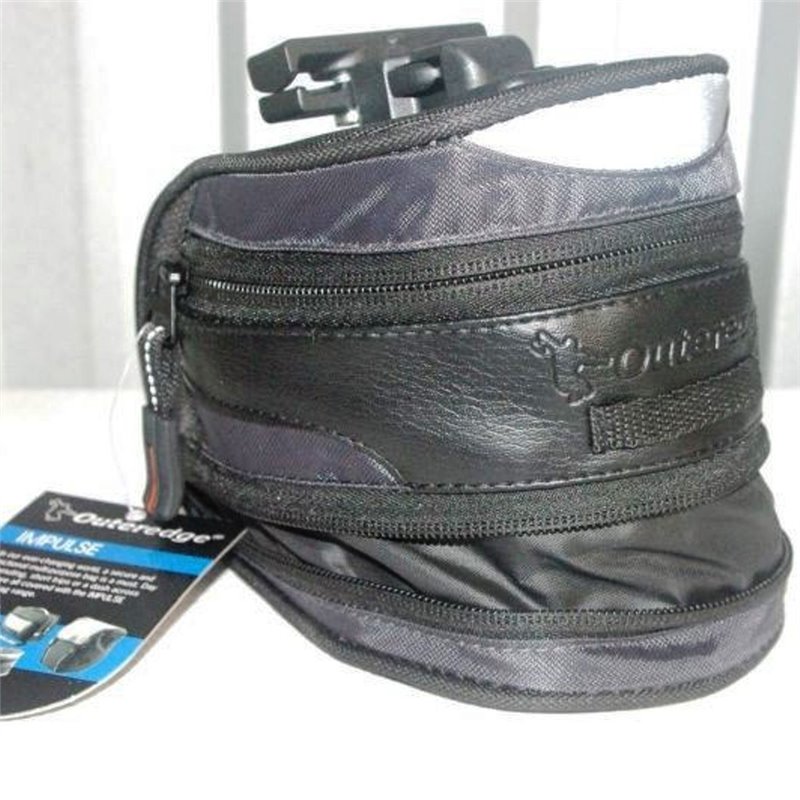 Outeredge Impulse Large Expandable Saddle Stash Bag Seat Pack 175 x 117 x 117mm