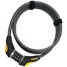OnGuard Akita 8042 Combination Cable Lock 185cm x 10mm