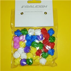 Raleigh Kids Bike Spoke Decorations Multi Coloured Retro Spokey Dokey Beads