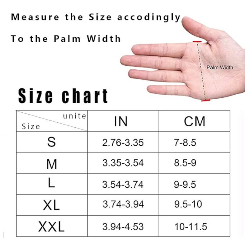 Moreok Half Finger Cycling Gloves Black/Red Medium