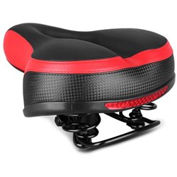Vorcool Gel Pad Bike Bicycle Saddle Red/Black