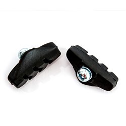 Fibrax Complete Road Brake Blocks 50mm Black Pair