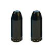 Pair of ETC Bullet Valve Caps - Black - Schrader