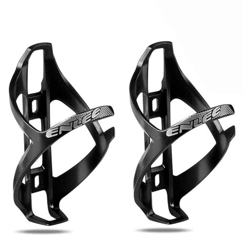 Pair of Enlee Polycarbonate Water Bottle Cages Black