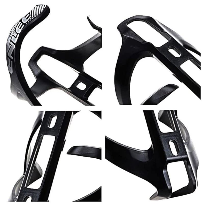 Pair of Enlee Polycarbonate Water Bottle Cages Black