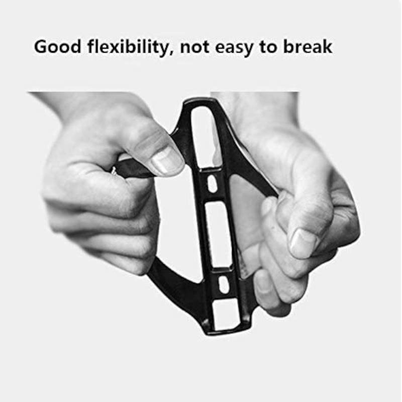 Pair of Enlee Polycarbonate Water Bottle Cages Black