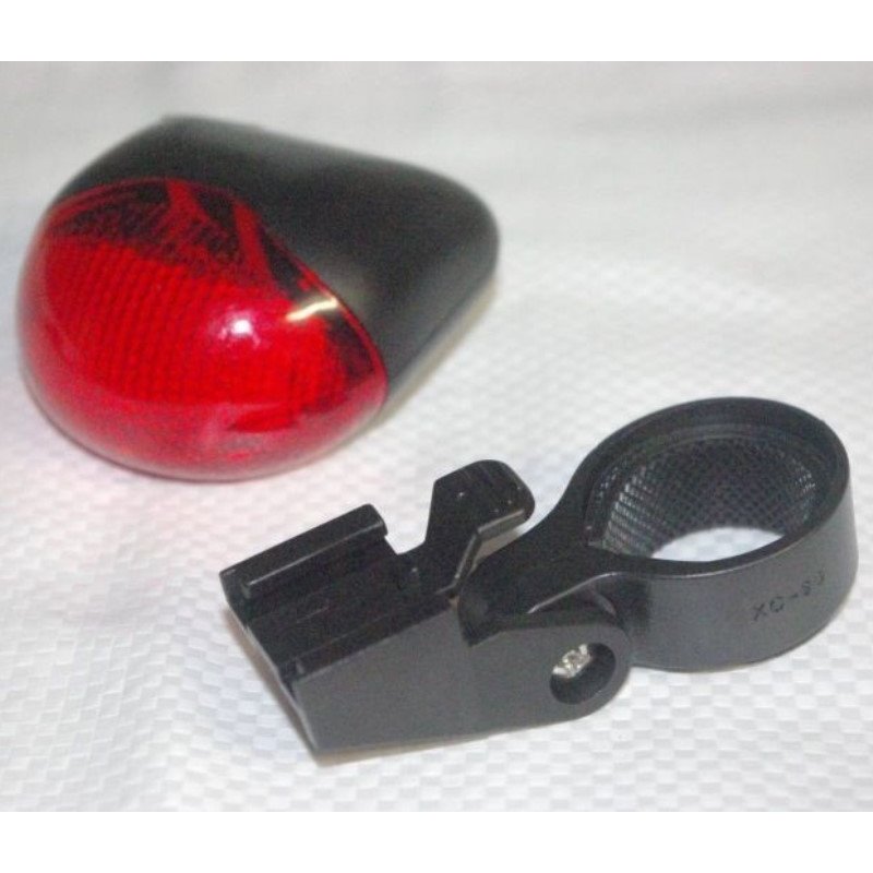 Torch Tail Bright Pro 5 LED Rear Red Light 3 Mode Seat Post Mount Lamp