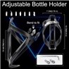 Enlee Polycarbonate Water Bottle Cage Black