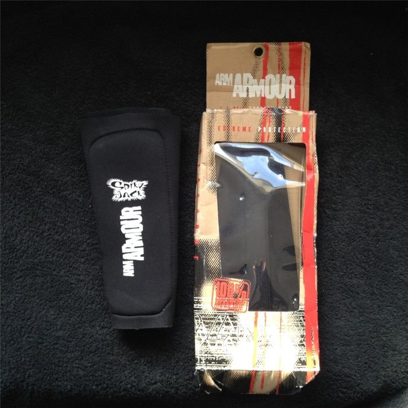 Spiky Jack Fore Arm Armour Pads. Neoprene Rubber