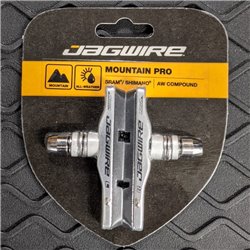 Jagwire Brake Block Mountain Pro Cartridge V-Brake Pads Silver
