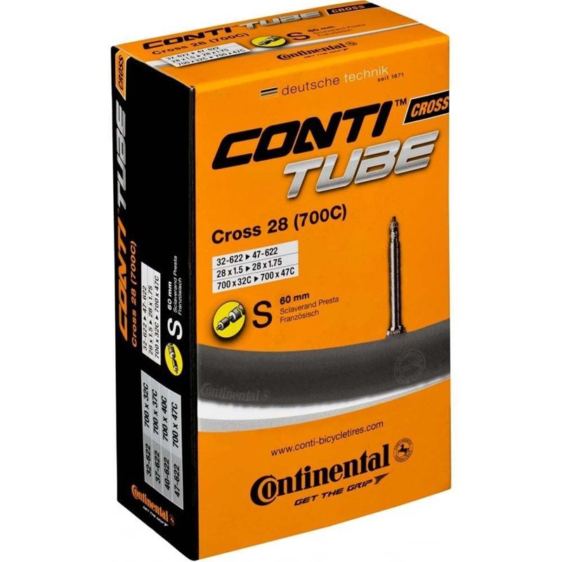 Continental Conti Hybrid Tube 32 - 47mm (700c) Slim 60mm Presta