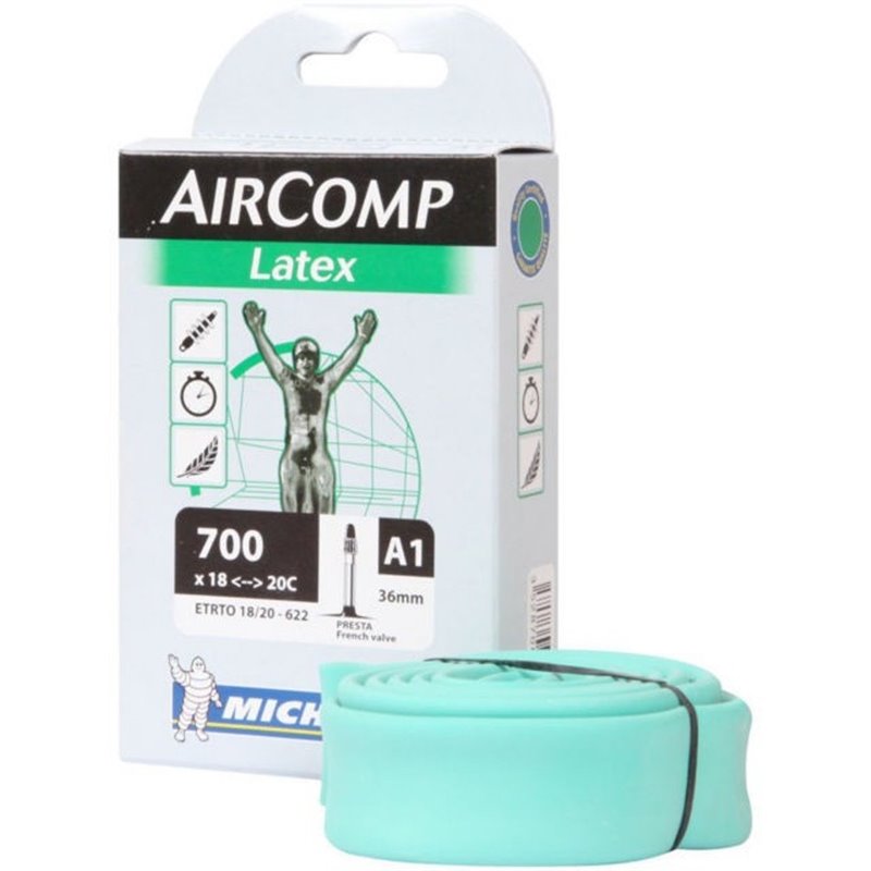 Michelin Aircomp A1 Latex Ultra Light Tube 700 x 18-20c Presta 36mm