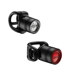 Lezyne Femto Drive Pair Front + Rear LED Light Black