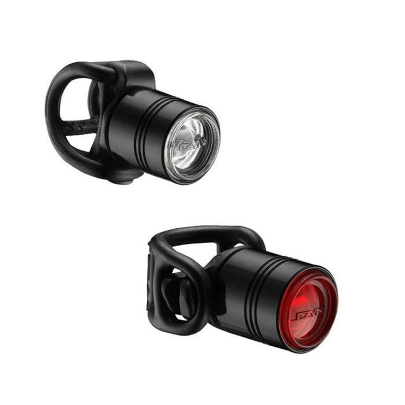 Lezyne Femto Drive Pair Front + Rear LED Light Black