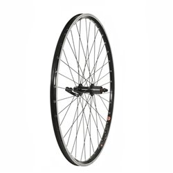 Raleigh Tru Build Rear 700c Wheel Mach1 240 36H Rim Brake QR Black