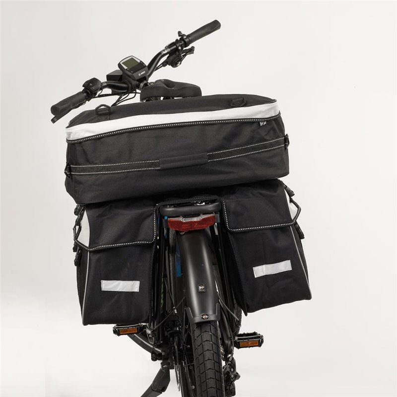 XLC BA-S68 Triple Pack Pannier Bag Traveller