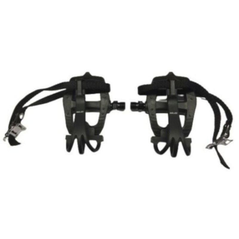 XLC PD-R01 Road Pedals with Toe Clip Black