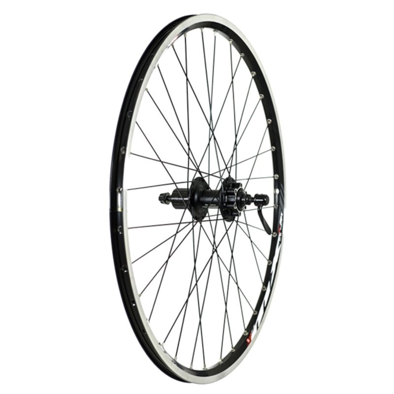 Raleigh TruBuild Rear Wheel Mach1 MX/Shimano Deore Hub 26in Disc/Rim Brake Black