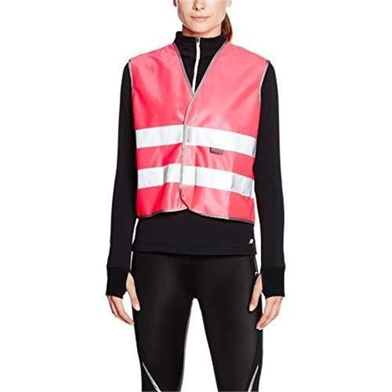 Wowow quality fluorescent hi-viz reflective safety vest large