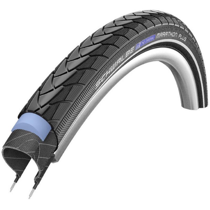 Schwalbe Marathon Plus 700C x 32C Puncture Protection Tyre Black-reflex