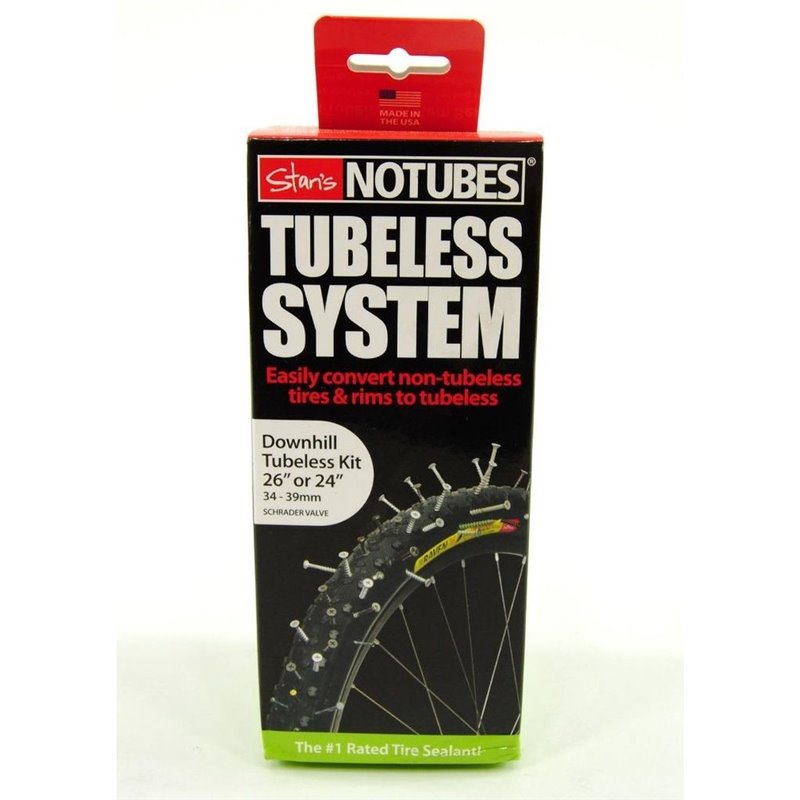 Stans NoTubes Tubeless System Downhill Kit 26/24in 34-39mm Schrader valve