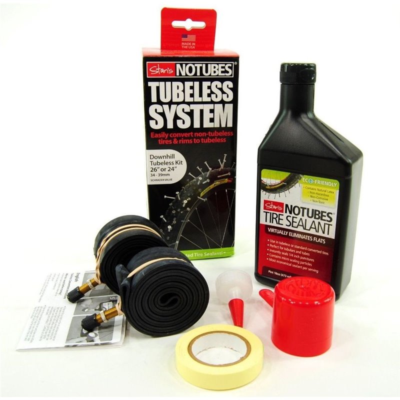Stans NoTubes Tubeless System Downhill Kit 26/24in 34-39mm Schrader valve