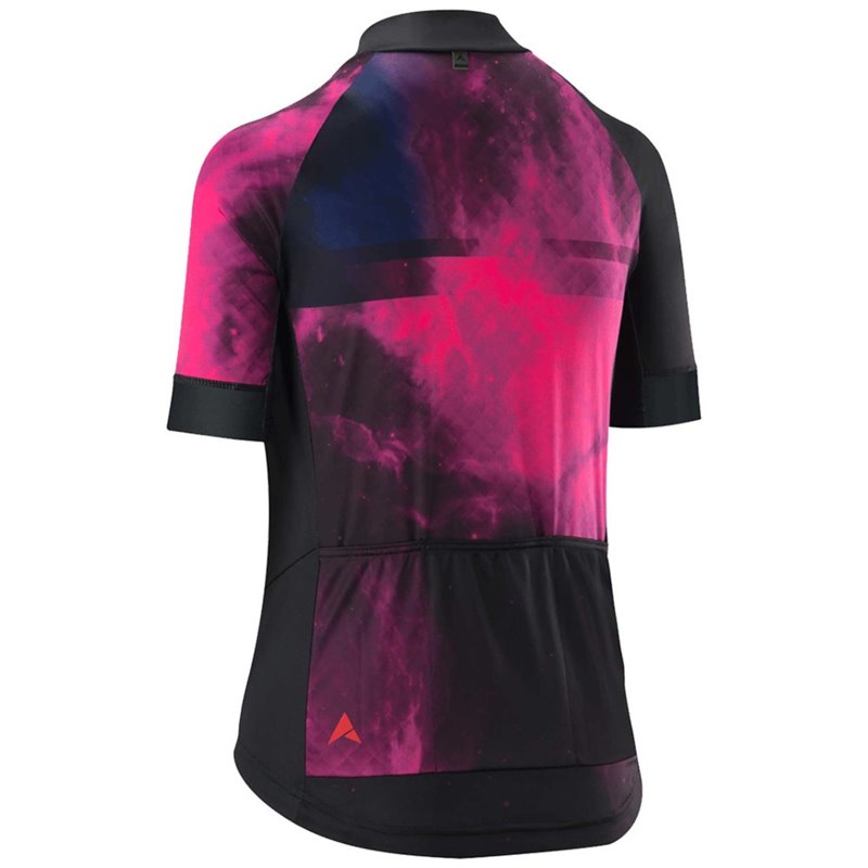 Altura Womens Icon Nebular Short Sleeve Jersey Size 16 Purple/Hi-Viz Pink