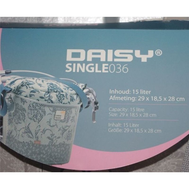 New Looxs Daisy Single 036 Bicycle Basket Shopping Bag