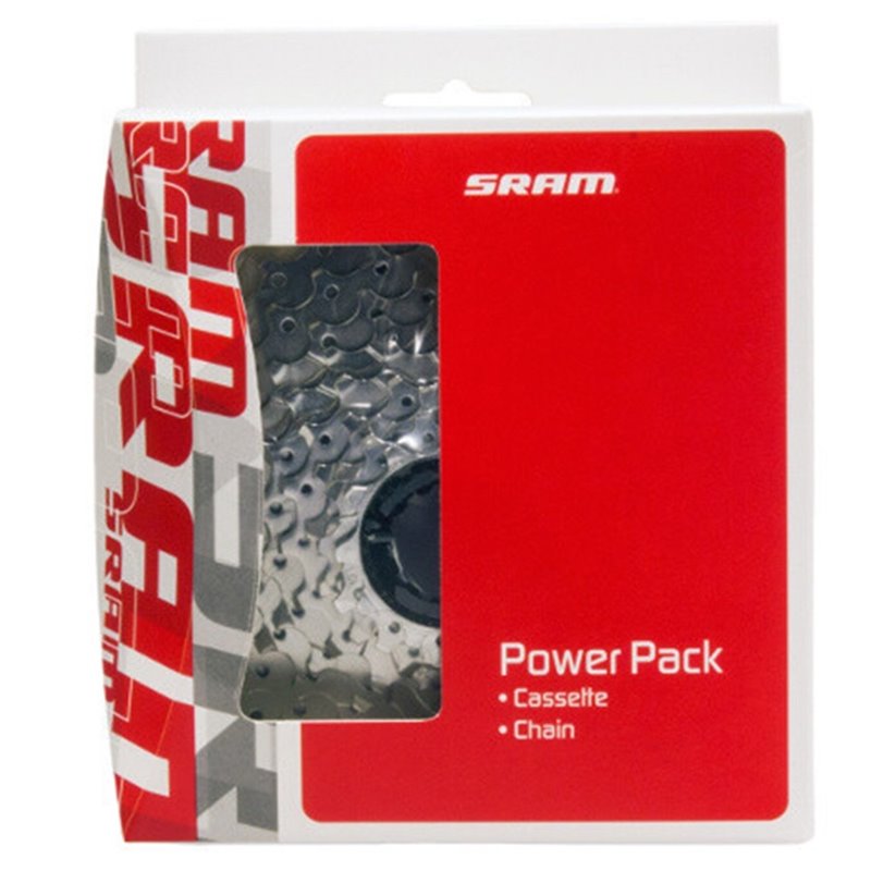 SRAM PowerPack PG-730 Cassette/PC-830 Chain 7 Speed 12-32T
